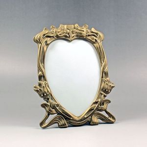 The Metal Wave <b>Antique</b> Brass Embossed Metal Durable & Lightweight Photo <b>Frame</b> for Home Office Decor Elegant Return Gift Option - Product Image 4
