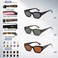 Lunettes de soleil TFB en acétate, style œil de chat, polarisées, UV400, vintage, rétro, tendance, luxe, mode, de haute qualité