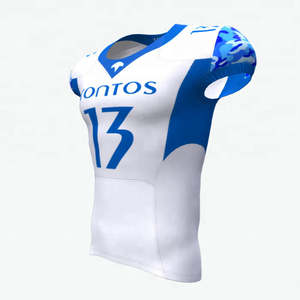 Maillot d'entraînement de football américain professionnel Broderie personnalisée Logo Hommes Équipe et club Maillot de football cousu - Product Image 5