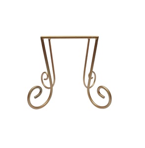 Support décoratif pour pot de plantes Construction métallique solide Idéal pour balcon, patio et espaces intérieurs GOLDEN - Product Image 1