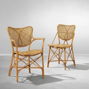 Artículos más vendidos Venta al por mayor Silla de comedor de mimbre de diseño novedoso ecológica Silla de ratán fabricada en Vietnam - Product Image 3