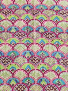 Motif floral coton jeter couverture arc-en-ciel couleur lit canapé couverture pour usage domestique à la main indien Kantha couette réversible - Product Image 4