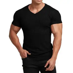 Men Casual Plain Tshirt Wholesale Premium Quality Latest Design Customized Color Size Style ODM