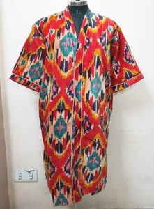 Peignoir pour femmes Robe kimono en velours Robe indienne longue en velours Peignoir kimono unisexe en velours Peignoirs luxueux pour femmes - Product Image 2