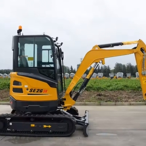 Venta al por mayor Shantui SE26SR Mini excavadora sobre orugas 2.7Ton pequeña máquina excavadora - Product Image 3
