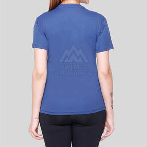 เสื้อยืดออกกำลังกายผู้หญิง MOQ ต่ำ สำหรับขายออนไลน์ แห้งเร็ว ใส่สบาย - Product Image 3