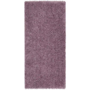 Chicago Lavender Plush Shaggy <b>Rug</b>-Machine Made Polyester Rectangle Hallway Runner for Living Room & Teen Spaces - Product Image 4