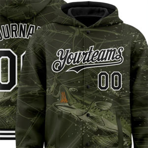 Nouveau dernier design sweat à capuche de sport sur mesure sport de haute qualité sport 100% polyester pour sweat à capuche camouflage imprimé par sublimation complète - Product Image 6