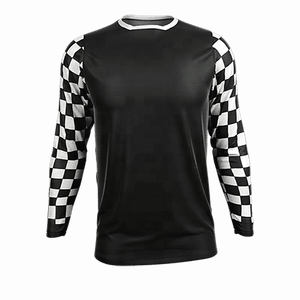 Camiseta de Ciclismo de Manga Larga con Panel de Malla de Poliéster Personalizada, Transpirable, de Secado Rápido, Anti-UV, Talla Grande, para Motocross y Carreras de Motocicletas - Product Image 2