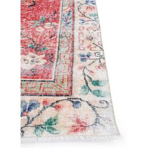 Alfombra de Lana Anudada a Mano de Gran Tamaño, Diseño de Medallón Rojo y Naranja, para Hogar y Sala de Estar, Alfombra Rectangular para Pasillo - Pae-1536 - Product Image 4