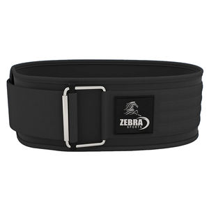 เข็มขัดยกน้ำหนักไนลอน4นิ้วนีโอพรีนช่วยพยุงหลังสำหรับออกกำลังออกกำลังกายสาย deadlift ตรง - Product Image 2