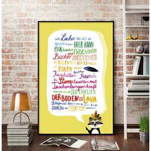 Póster con Reglas para la Habitación de los Niños, Impreso en Papel de 170g, Decoración para Bebés y Niños - Product Image 6