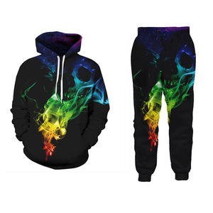 Ensemble de survêtement d'hiver personnalisé pour homme avec capuche, respirant, séchage rapide, léger, pour entraînement, streetwear, sublimation - Product Image 5