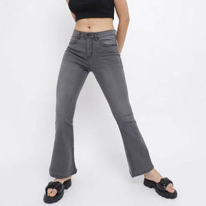 Nueva Llegada Clásico Look Traje de moda Mujeres Jeans Pantalón Venta al por mayor Tarifa Fabricante de Pakistán Último estilo Mujeres Denim Pant - Product Image 6