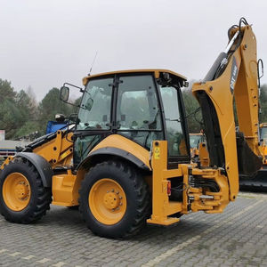 Chargeuse-pelleteuse CAT 416E en bon état / Chargeuse frontale Caterpillar 428E 4x4 d'occasion pour travaux de construction et de voirie - Product Image 1