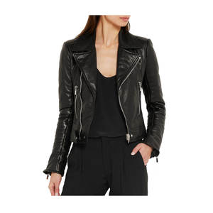 Chaqueta de Cuero Vacuno de Alta Calidad con Cuello Alto, Diseño de Moda Invernal para Hombre, Impermeable - Product Image 2