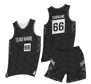 ชุดเสื้อบาสเก็ตบอลผ้าโพลีเอสเตอร์พิมพ์ดิจิตอลเสื้อบาสเก็ตบอล - Product Image 1