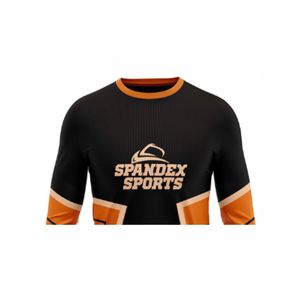 Uniformes de voleibol diseños al por mayor diseño personalizado su propio jersey de voleibol con mangas largas y cuello redondo - Product Image 4