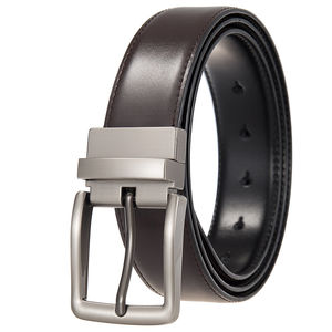 Cinturón Unisex Casual de Cuero Vacuno con Hebilla de Acero Resistente para Jeans - Product Image 5