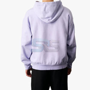 เสื้อฮู้ดผ้าฝ้ายผสมลำลองสำหรับผู้ชาย, เสื้อฮู้ดสไตล์ไม่ซ้ำใครพิมพ์โลโก้สวมใส่สบายน้ำหนักเบา - Product Image 5