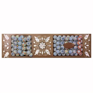Plateau à chocolat en boîte acrylique de luxe avec incrustation de perles et base en bois pour offrir - Product Image 2