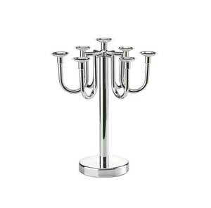 Candelabro decorativo navideño de Metal para cubiertos, candelabro decorativo para mesa al precio más barato - Product Image 1