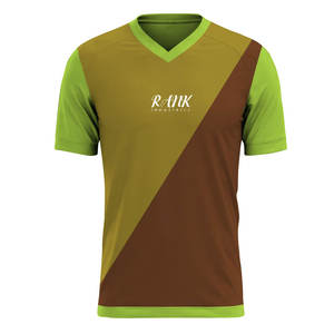 ชุดกีฬาดีไซน์ยอดนิยม เสื้อกีฬาสำหรับเล่นเกมขายดี ชุดยูนิฟอร์มกีฬา เสื้อกีฬาสำหรับเล่นเกมน้ำหนักเบา ผลิตในปากีสถาน - Product Image 1