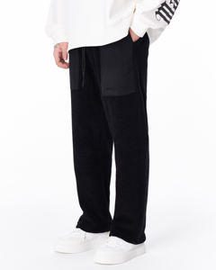 Pantalones de correr de algodón pesado de alta calidad personalizados para hombre OEM 2024, nueva tendencia Premium básica, oferta al por mayor con estampado de hojaldre - Product Image 2