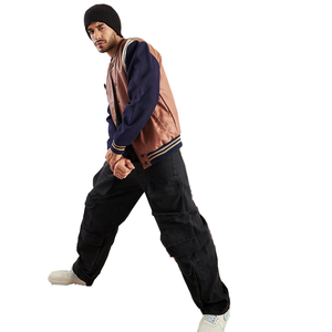 OEM Fabricant de haute qualité Hiver Laine Chenille Broderie Cuir Manches Travail Personnalisé Baseball Letterman Stand High Street - Product Image 1