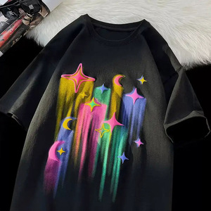 Camiseta estampada de algodón de alta calidad para hombre, camiseta personalizada con estampado 3D, venta al por mayor - Product Image 4