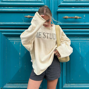 Sudaderas Casuales para Mujer al por Mayor, Precio Económico, Diseño Personalizado OEM, Sudaderas Lisas con Cuello Redondo, Ropa para Mujer - Product Image 2