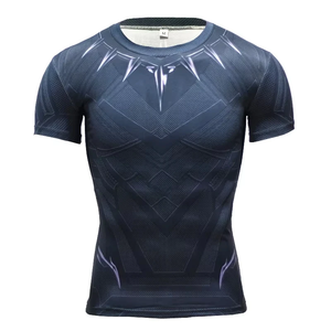 Camiseta de MMA, Rashguard, Bjj Gi, Impresión 3D, Capitán, Transpirable, Camisetas para Hombre, Camiseta de Compresión de MMA, Ropa Deportiva, Tops Deportivos - Product Image 4