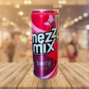 Mezzo Mix Berry Love Refresco 330ml Lata y tamaños personalizados Fruity Soda Bebida OEM/ODM Suministro de fábrica Precio al por mayor - Product Image 1