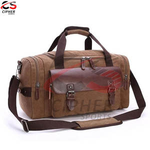 Nouveau style de sacs de sport en cuir de couleur unique imperméables Sports de plein air sacs de voyage en cuir personnalisés à vendre - Product Image 2