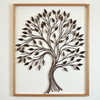 Arte Mural 3D Moderno Hecho a Mano con Conchas Naturales, Pintura al Óleo Personalizada sobre Lienzo, Marco Plateado, Decoración para Sala de Estar, Venta al Por Mayor