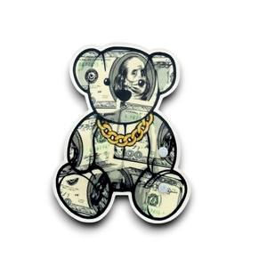 แผ่นขนตาปลอมลายหมีดอลลาร์รักแผ่นต่อขนตาปลอมทำป้ายฉลากส่วนตัวแผ่นต่อขนตาแม่เหล็กอะคริลิกแบบยั่งยืนออกแบบโลโก้ได้ตามต้องการ - Product Image 1