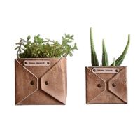 Support de pot de fleurs suspendu en cuir pour intérieur France Design FD0000235 – Élégant support de plante pour décoration intérieure