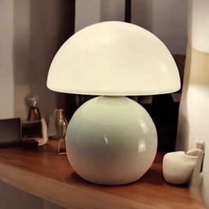 Nordic Mushroom <b>Lamp</b> Custom Eco-Friendly Modern Minimalist Retro Table Light Bedroom Cozy Night Light Living Room Decor - Product Image 1