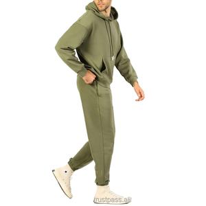 Ensemble de survêtement unisexe imprimé d'hiver à bas prix, jogging, sport, entraînement, 100% coton, logo personnalisé, vente en gros - Product Image 2