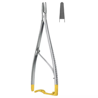 Meilleur kit d'instruments chirurgicaux dentaires TC Mathieu, porte-aiguille en acier inoxydable, forceps à pointe en carbure de tungstène, manuel, certifié CE