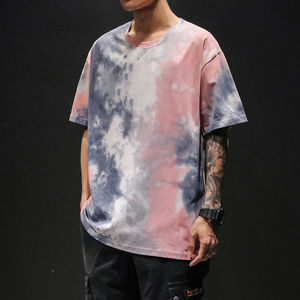 T-shirt uni surdimensionné personnalisé en coton épais de haute qualité pour hommes avec logo imprimé chaleur et troupeau - Product Image 4