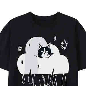 Camiseta serigrafiada de alta calidad 100% algodón cuello redondo manga corta diferentes colores serigrafiada camisetas - Product Image 2