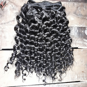 Paquete de cabello humano rizado, cutícula virgen, vendedores de cabello crudo alineados, cabello ondulado - Product Image 5