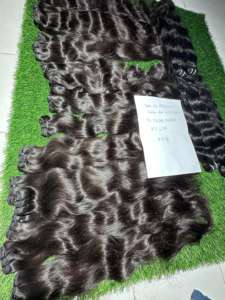 Extensiones de cabello humano Remy 100% sin procesar Paquetes de cabello crudo indio de alta calidad Cabello humano vietnamita Onda natural Proveedor DE LA India - Product Image 5