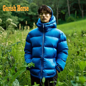 Chaqueta acolchada táctica personalizable con cremallera completa para hombre, carrito de carreras de Kart, cortavientos de invierno con capucha ligera, precio al por mayor de fútbol - Product Image 2