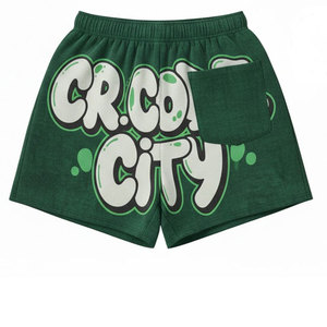 Ensemble décontracté léger 100 % coton pour homme : T-shirt à col rond et short à taille élastique, coupe régulière, respirant, séchage rapide, idéal pour la détente - Product Image 5