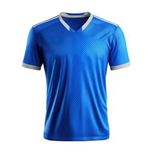 Camiseta de fútbol de poliéster 100% personalizable, manga corta, cuello redondo, secado rápido, servicio OEM para nombre de jugador, conjuntos de logotipo frontal - Product Image 6