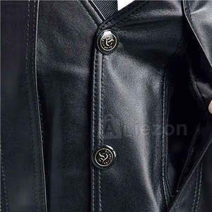 स्टाइलिश पुरुषों के लिए चमड़े की बनियान पहनने वाले पुरुषों के लिए चमड़े के बनियान पहनने वाले कपड़े - Product Image 4