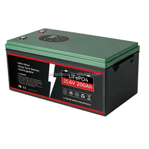 Lifepo4 batterie agli ioni di litio 12.8v 25.6V 24v 48v 51.2v 200ah 150ah 100ah batteria parallela ricarica per sistemi di pannelli solari - Product Image 1