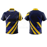Maillot de rugby athlétique pour hommes, chemise de sport à manches courtes, idéal pour l'entraînement en équipe et les jeux en plein air